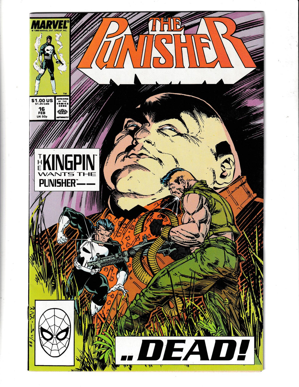 Punisher #16 (1989) Marvel Comics SKU:3031