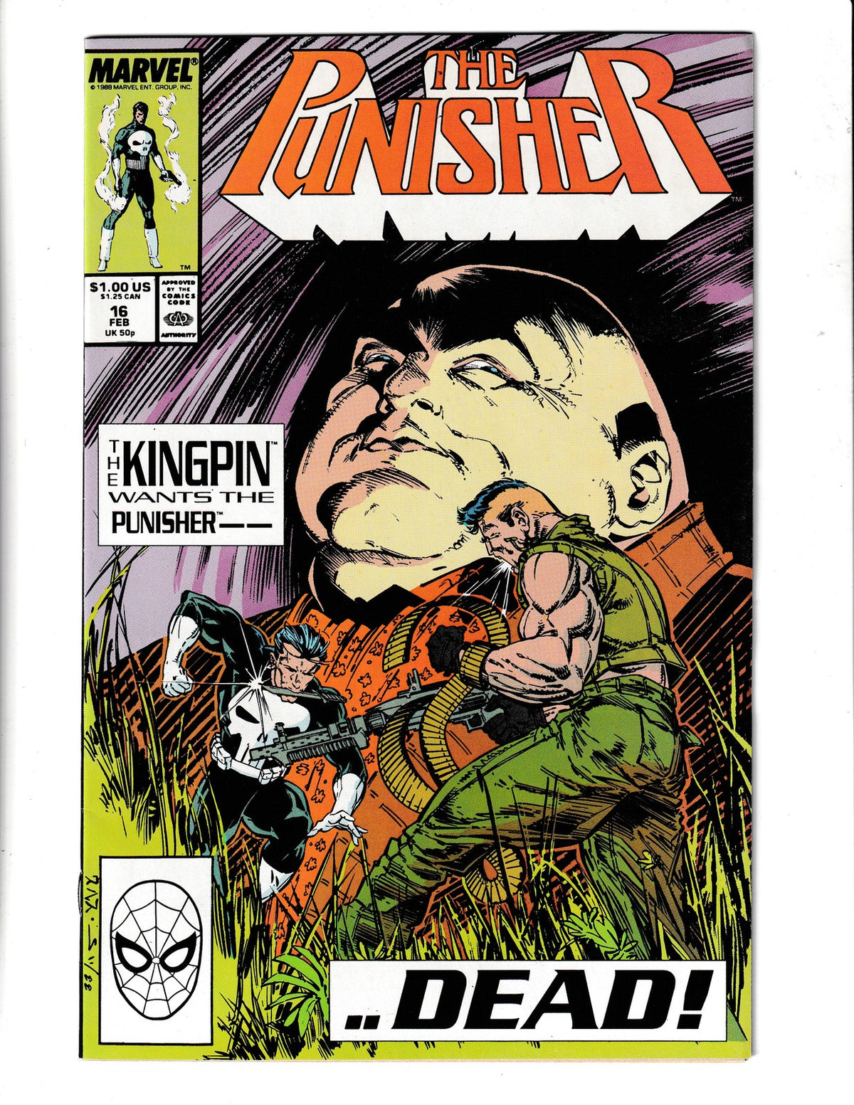 Punisher #16 (1989) Marvel Comics SKU:3031