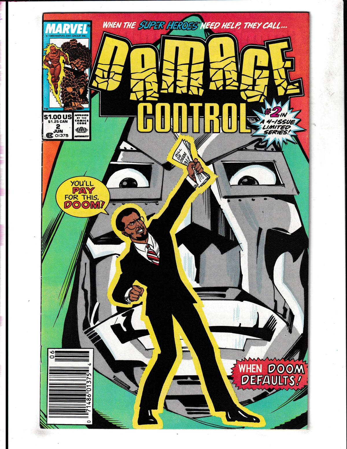 Damage Control #2 (1989) Marvel Comics