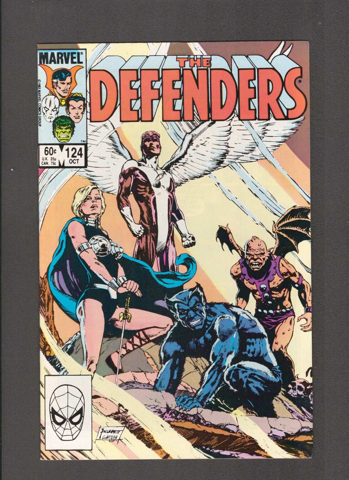 Defenders #124 (1983) Alan Weiss Marvel Comics