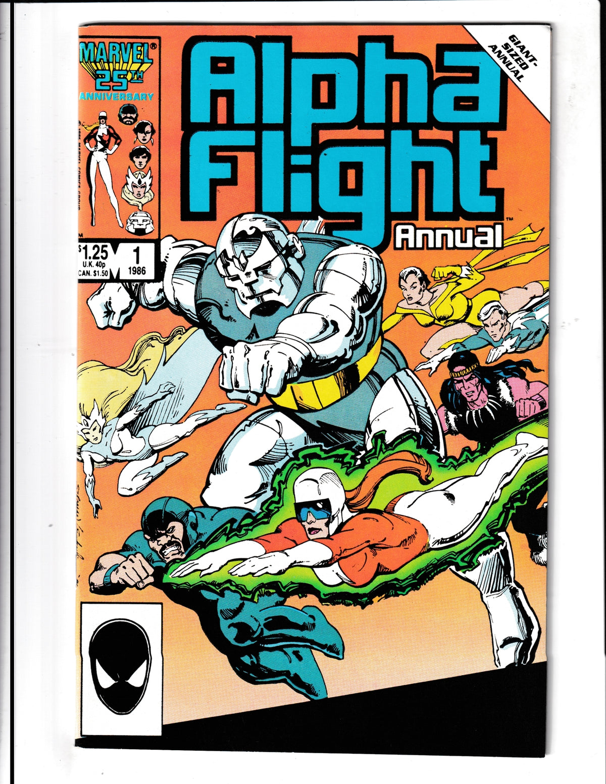 Alpha Flight Annual #1 (1986) Marvel Comics SKU:1117
