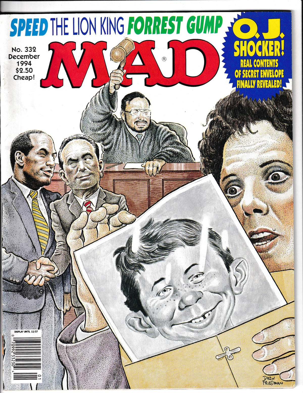 MAD Magazine #332 (1994) OJ Simpson Cover EC Publications Comics