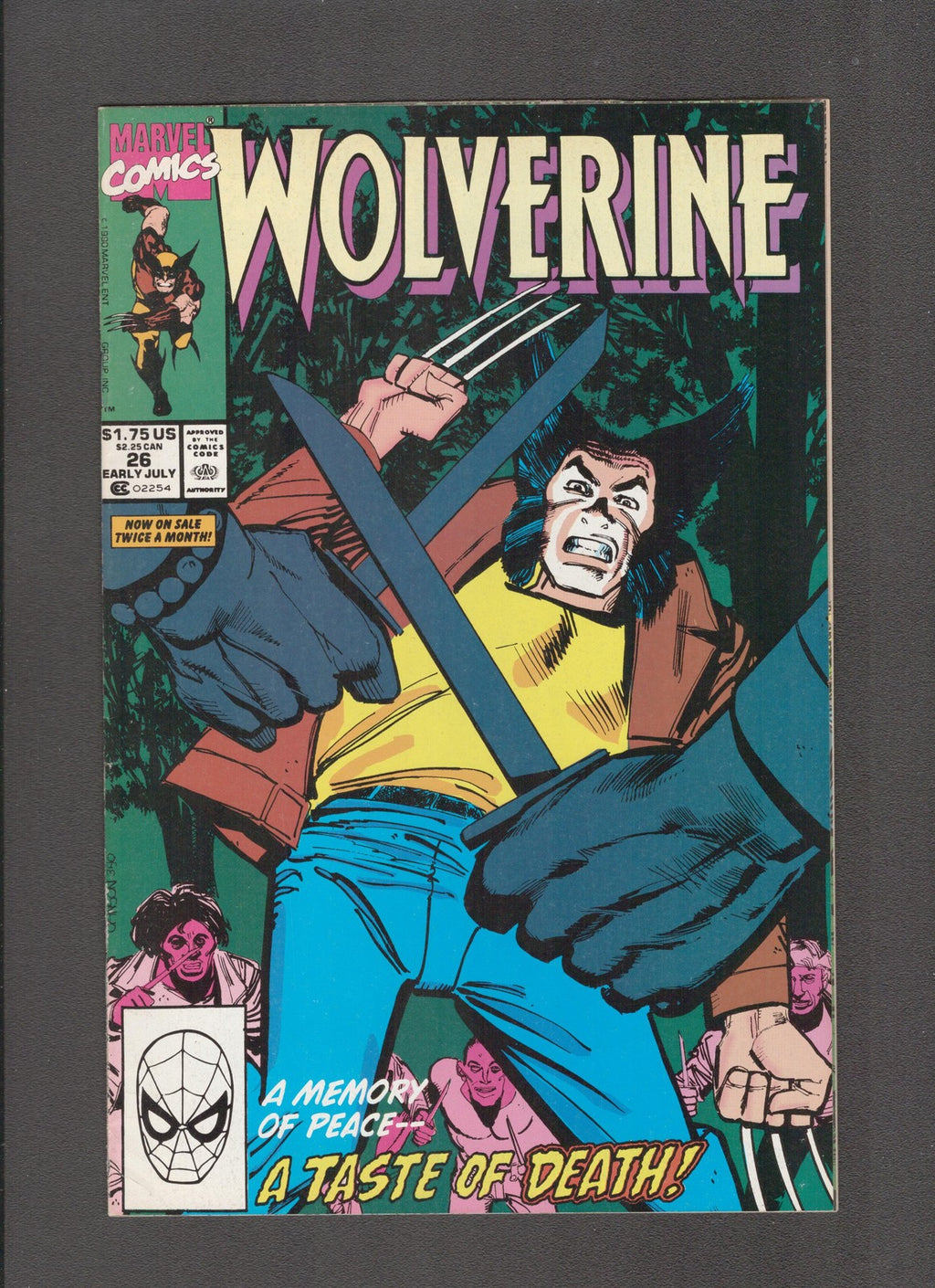 Wolverine #26 (1990) Klaus Janson, Jim Novak Marvel Comics