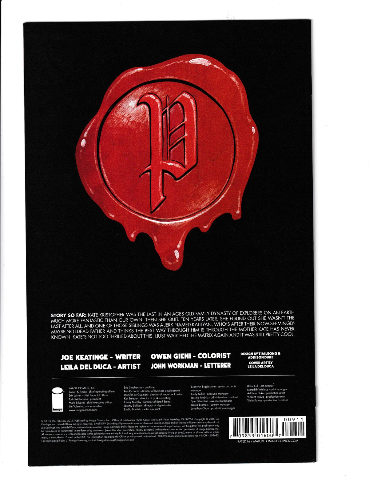Shutter #9 (2015)Image Comics
