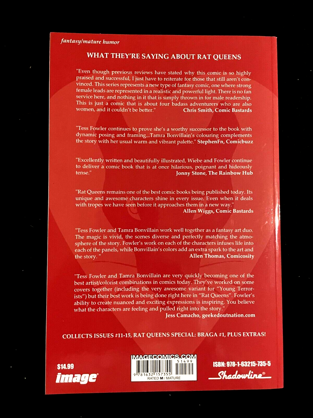 Rat Queens Vol #3 2016 - TPB - First Print -