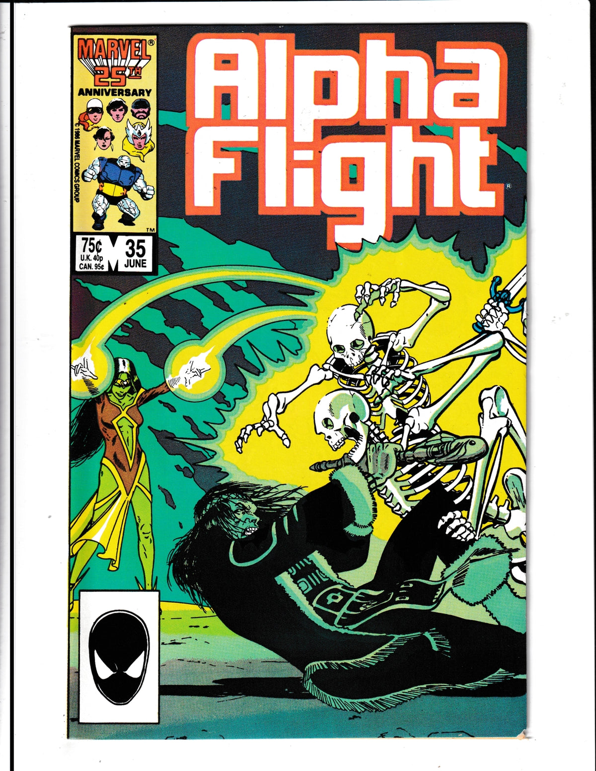 Alpha Flight #35 (1986) Marvel Comics SKU:1134