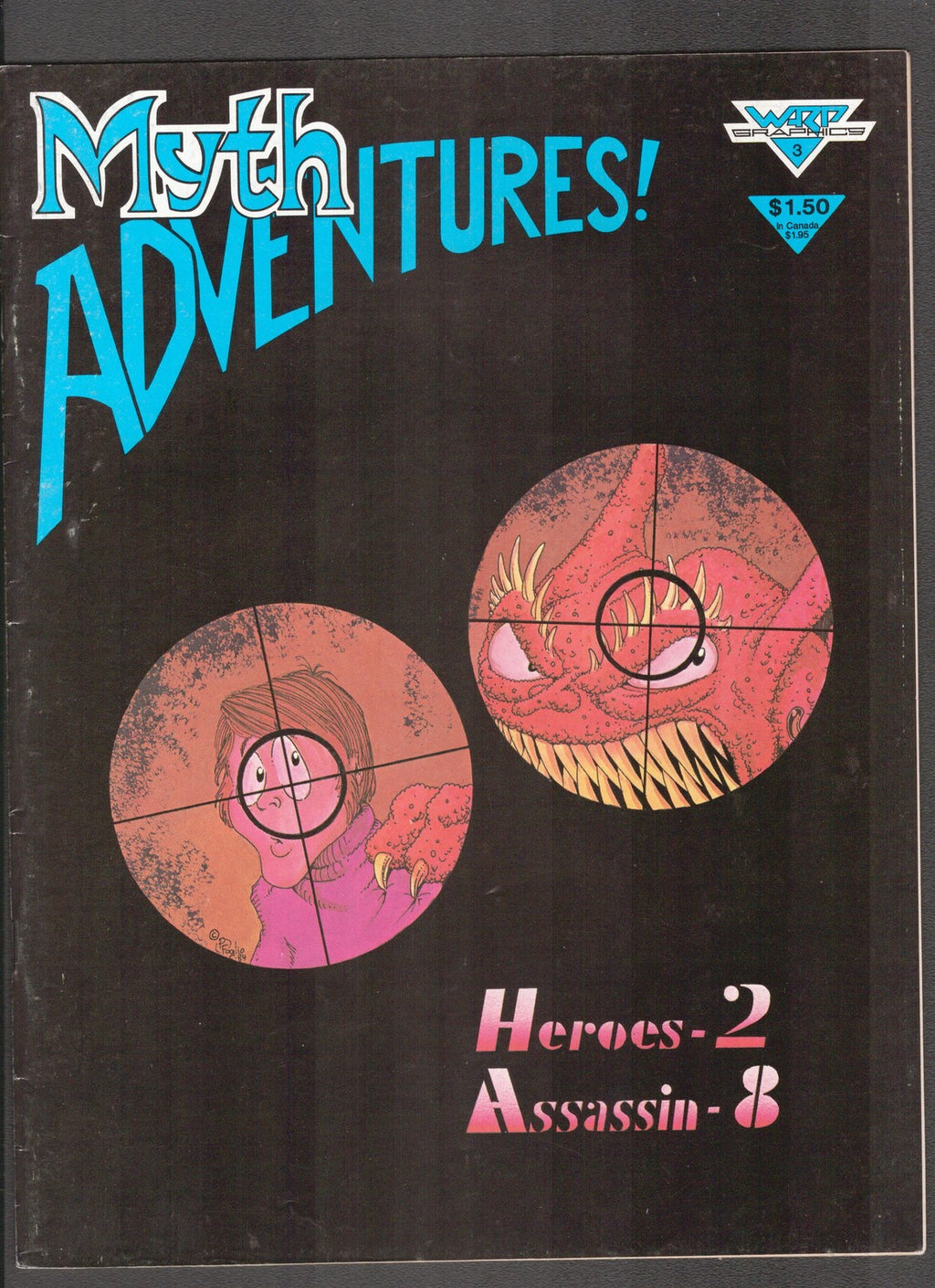 Myth Adventures #3 (1984) Tim Sale - Phil Foglio Warp Graphics Comics