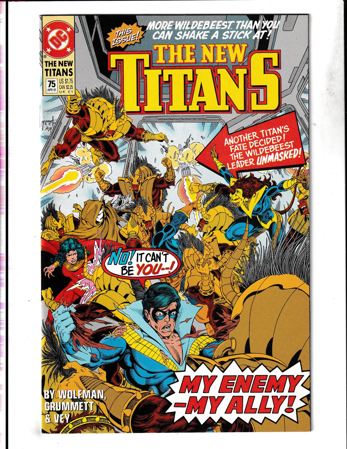 New Titans #75 (1991) DC Comics