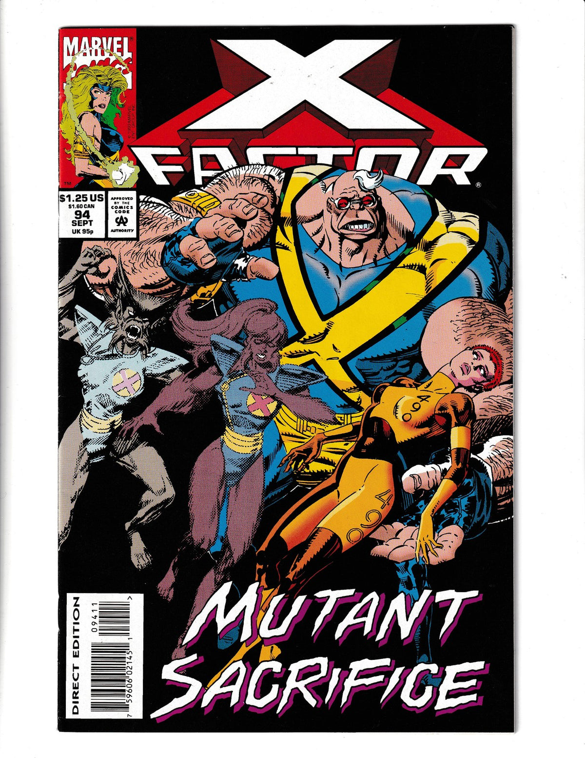 X-Factor #94 (1993) Marvel Comics SKU:2579