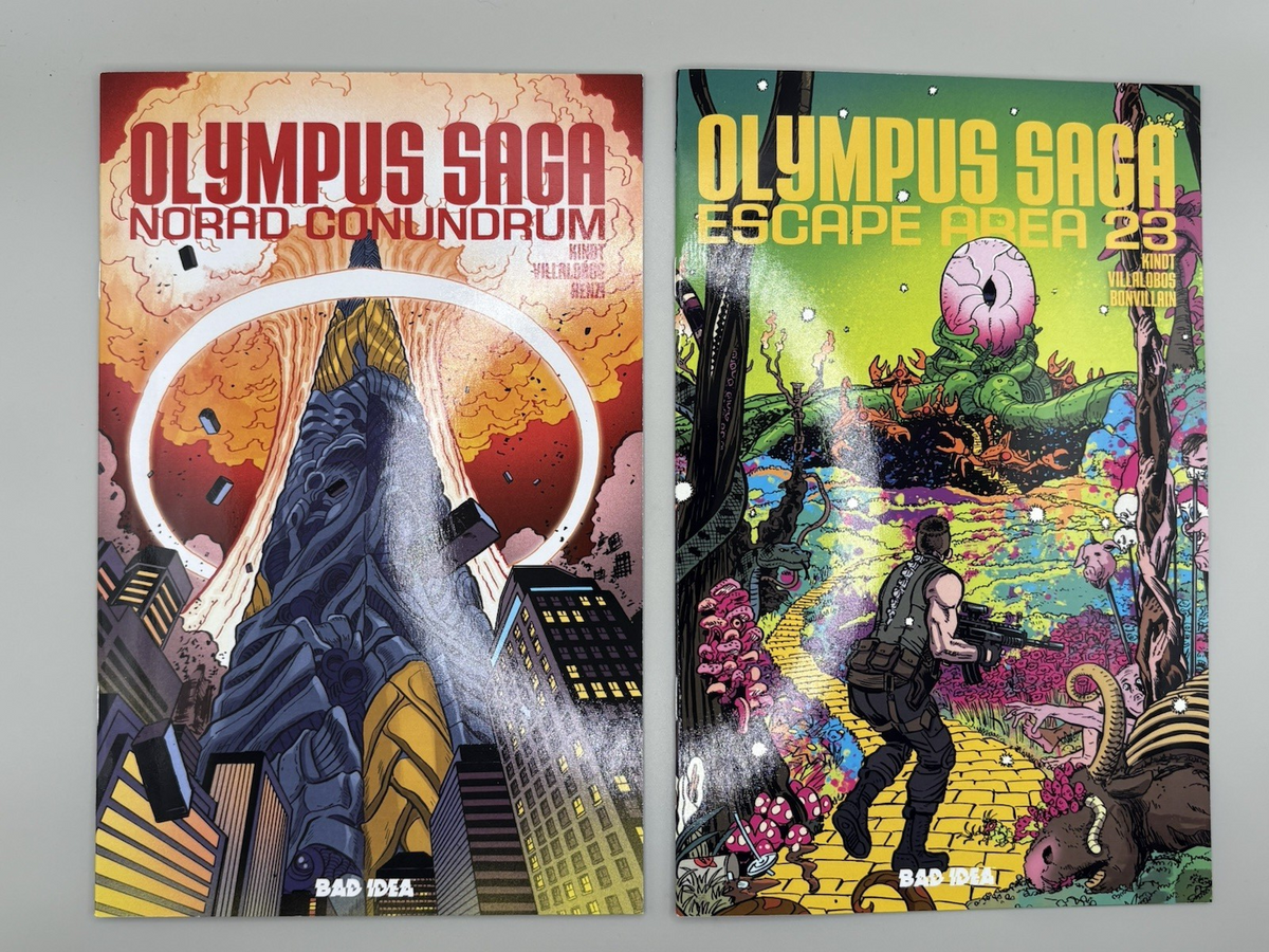 Megalith: The Olympus Saga Hardcover Deluxe Edition Kickstarter 8 Item Bundle