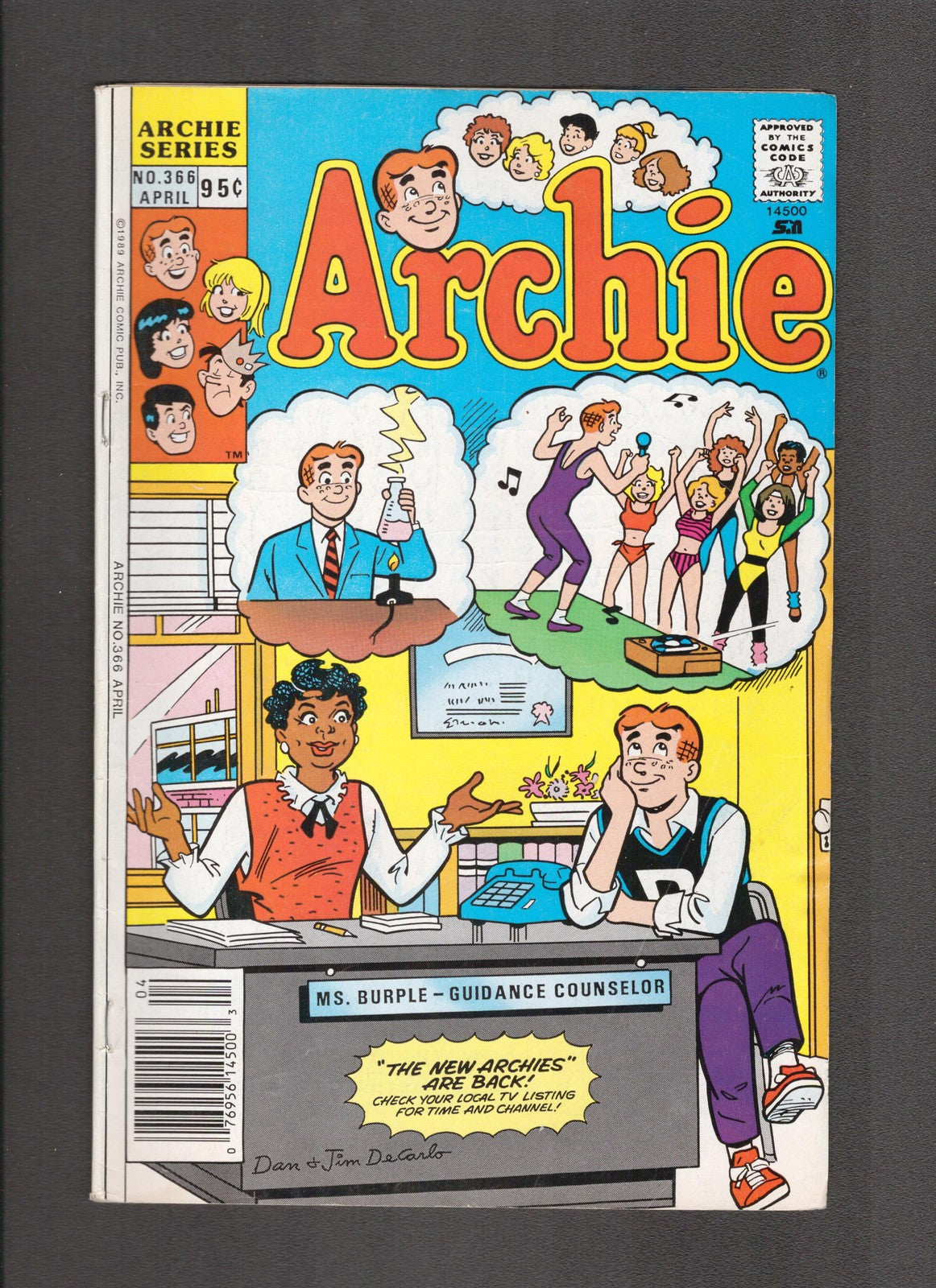 Archie Comics #366 (1989) Canadian Newsstand Archie Comics