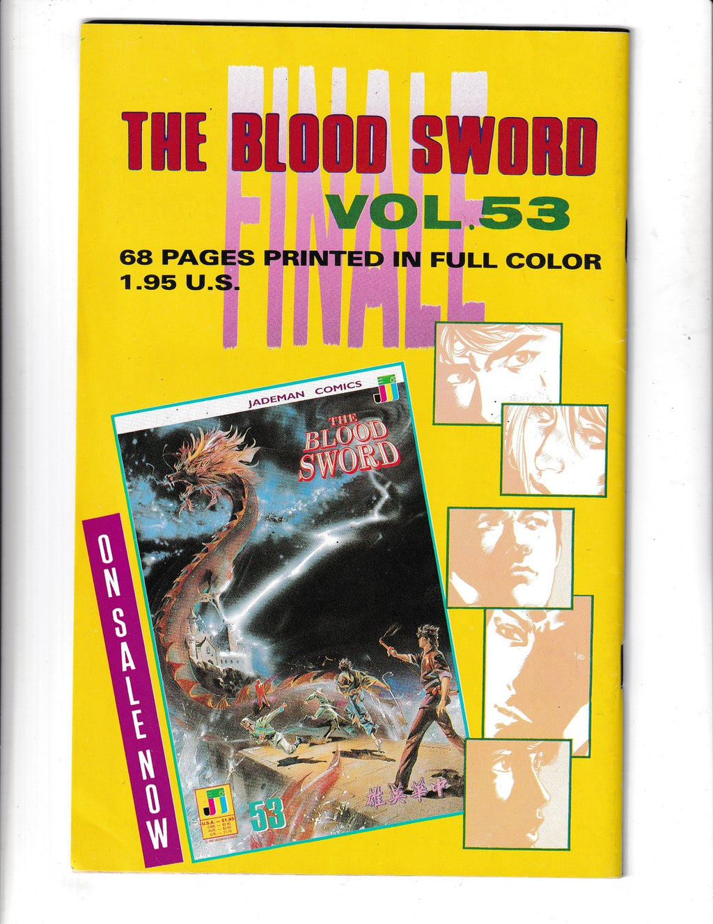 Oriental Heroes #55 (1993) Last in Volume Jademan Comics