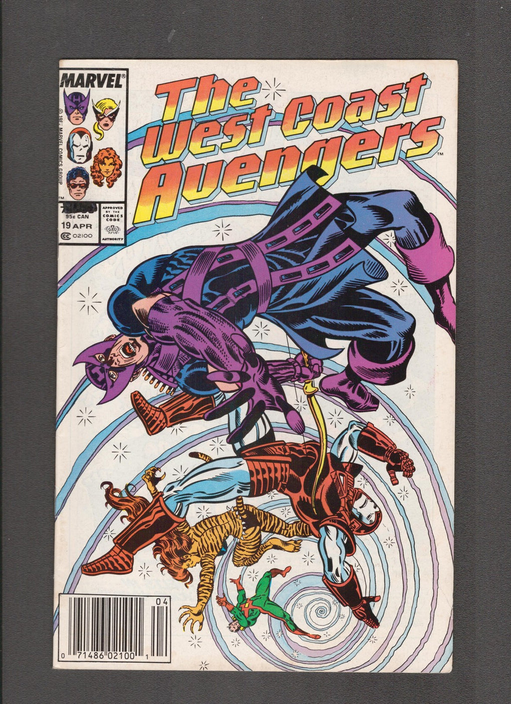 West Coast Avengers #19 (1987) Joe Sinnott Marvel Comics