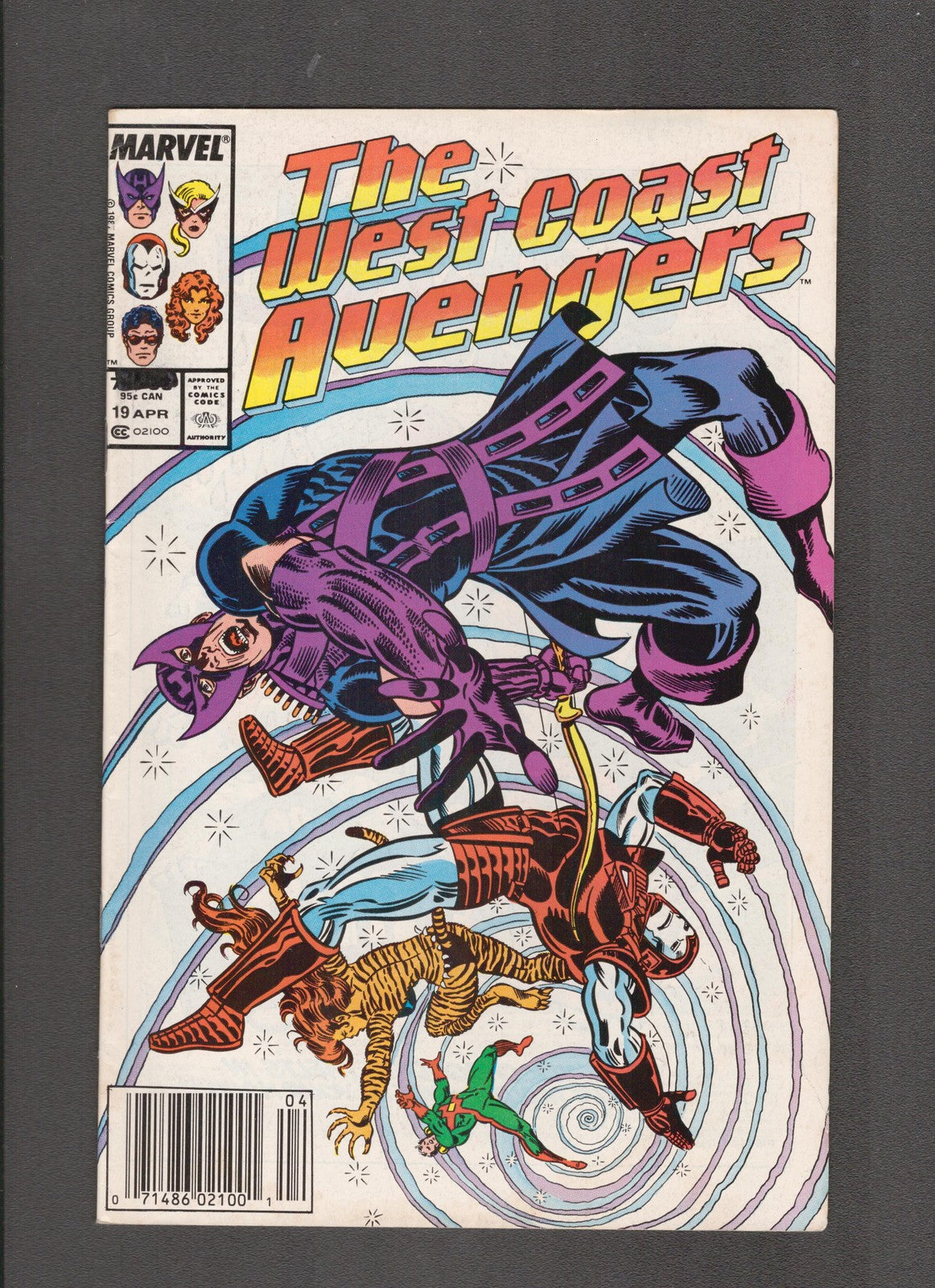 West Coast Avengers #19 (1987) Joe Sinnott Marvel Comics
