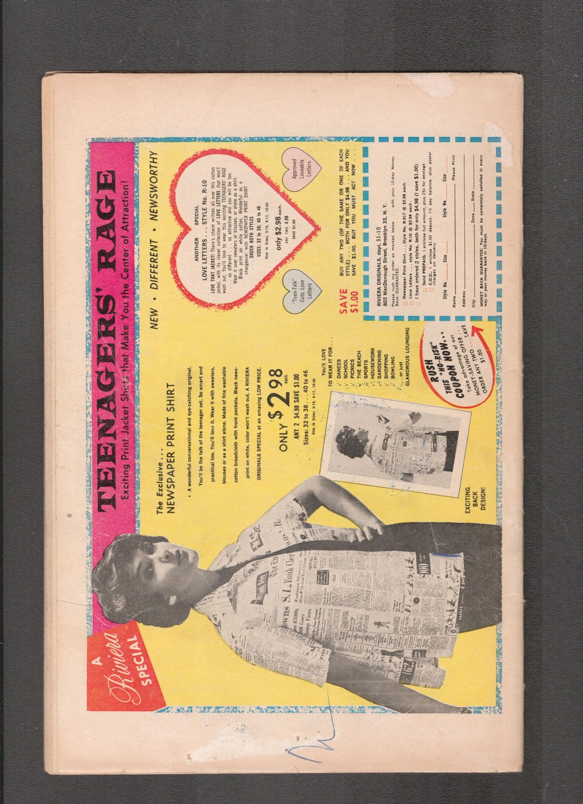 Confessions of the Lovelorn #109 (1959) American Comics Comics
