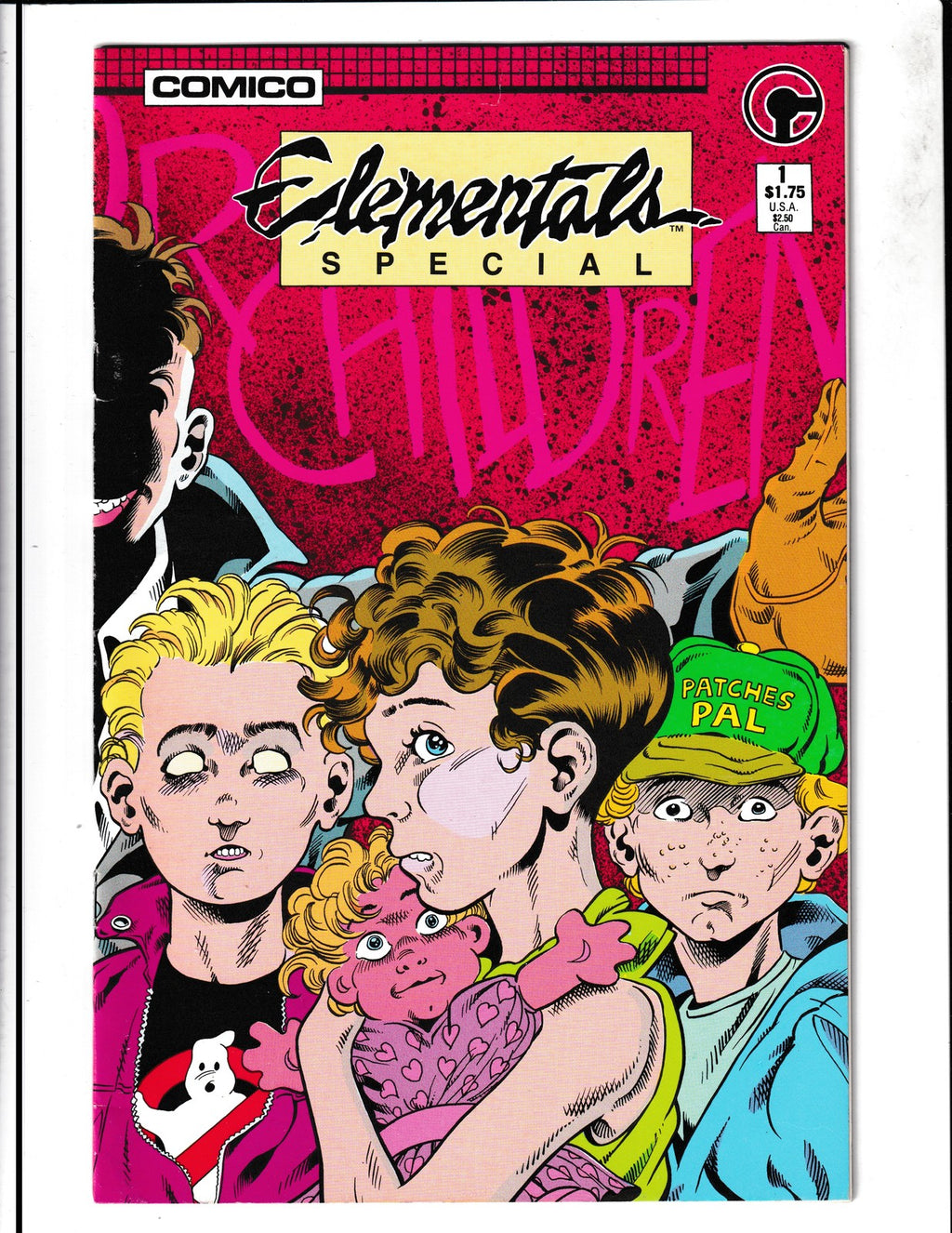 Elementals Special #1 (1986) Child abuse special Comico Comics