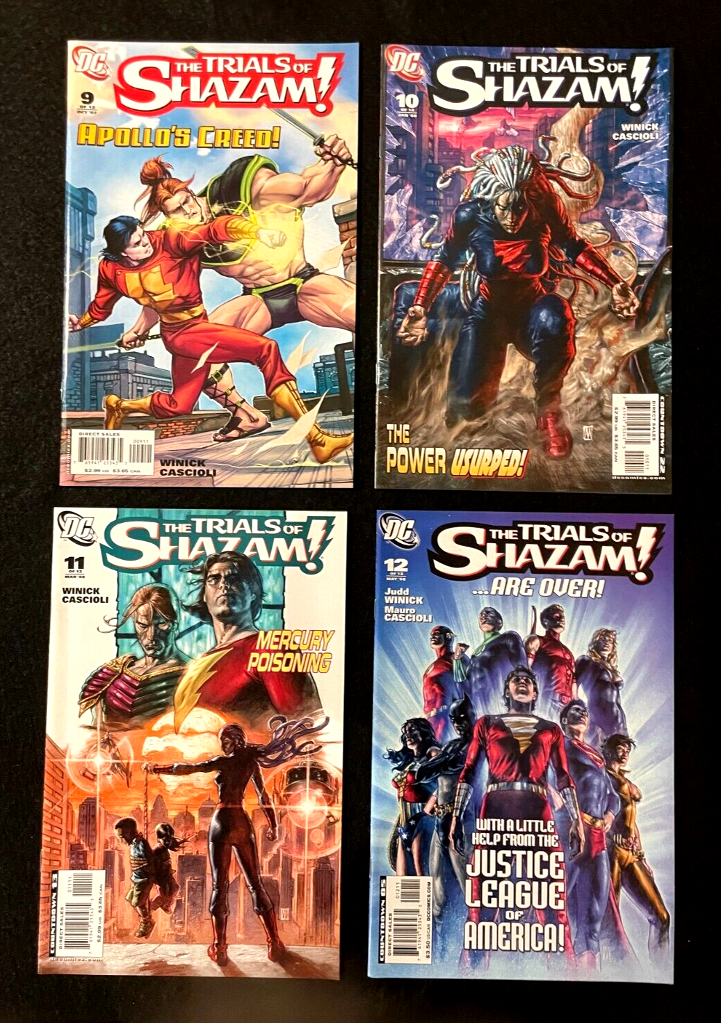 Trials of Shazam! Complete Set #1-12 (2006/07) DC Comics