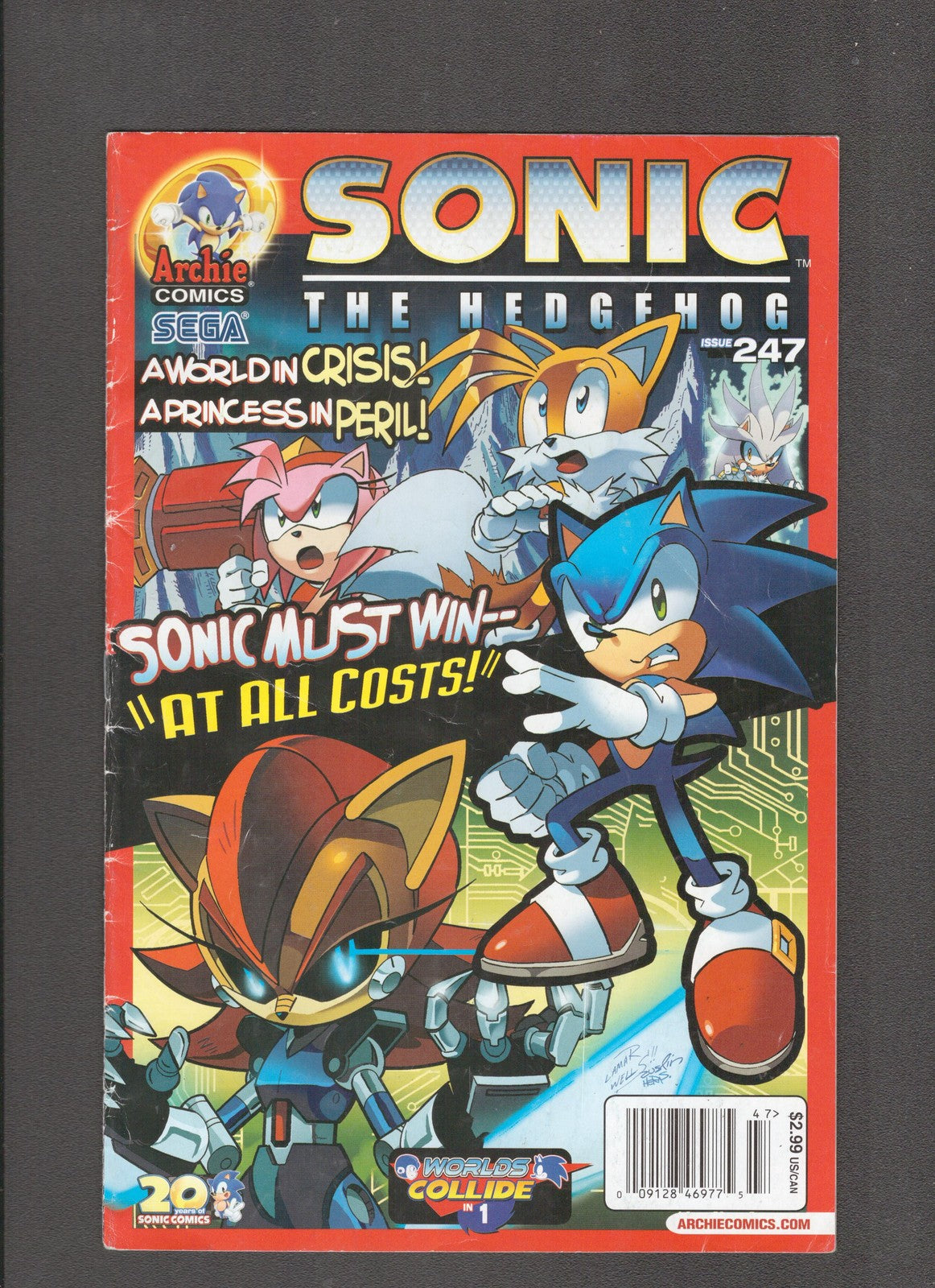 Sonic the Hedgehog #247 (2013) Terry Austin Archie Comics