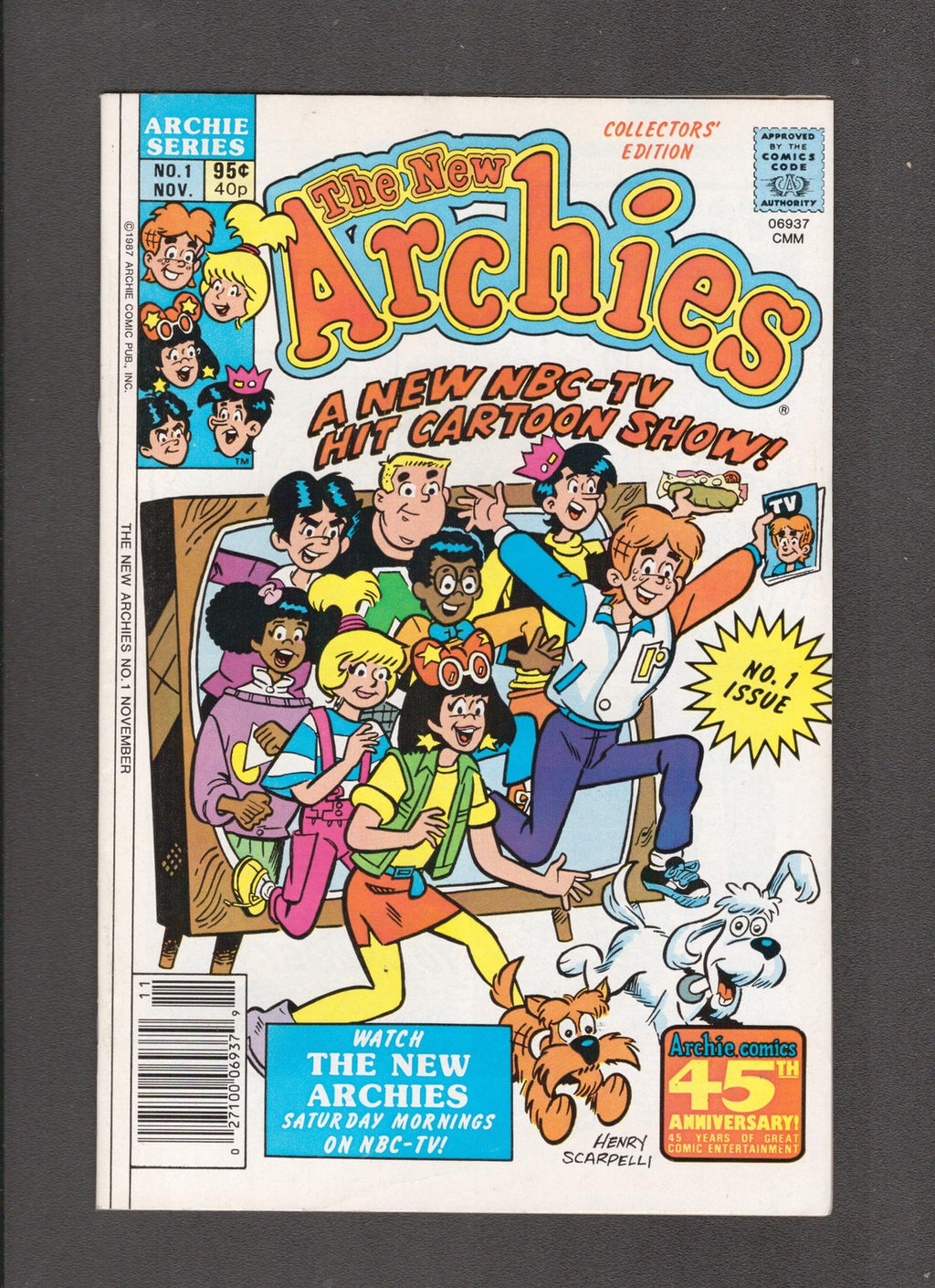 New Archies #1 (1987) Henry Scarpelli Archie Comics