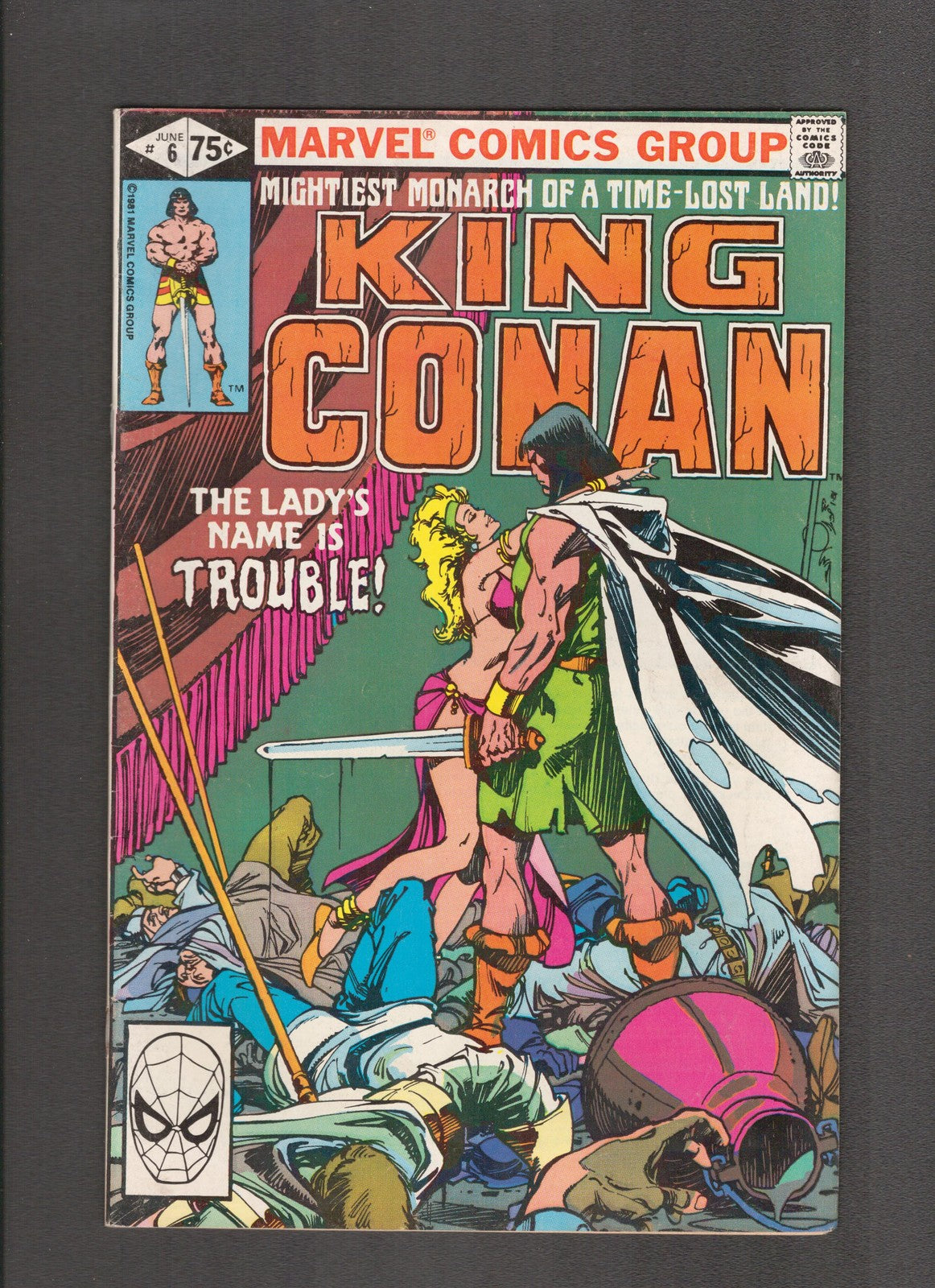 King Conan #6 (1981) John Buscema, Walter Simonson Marvel Comics