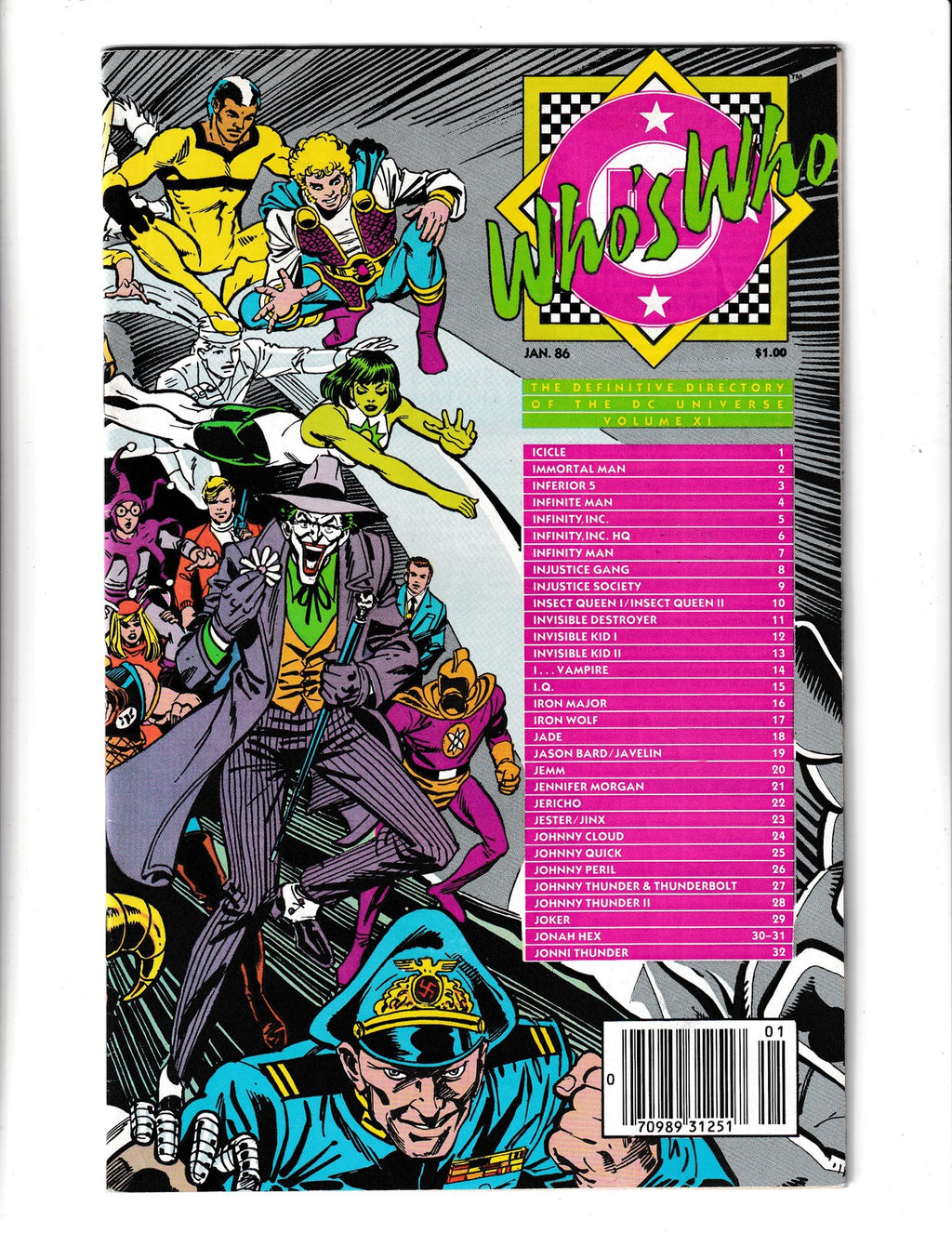 Who's Who: The Definite Directory of the DC Universe #11 (1986) DC Comics