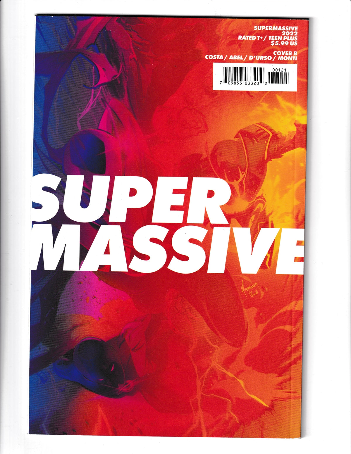 Super Massive #1b (2022) Costa Abel & DUrso Image Comics