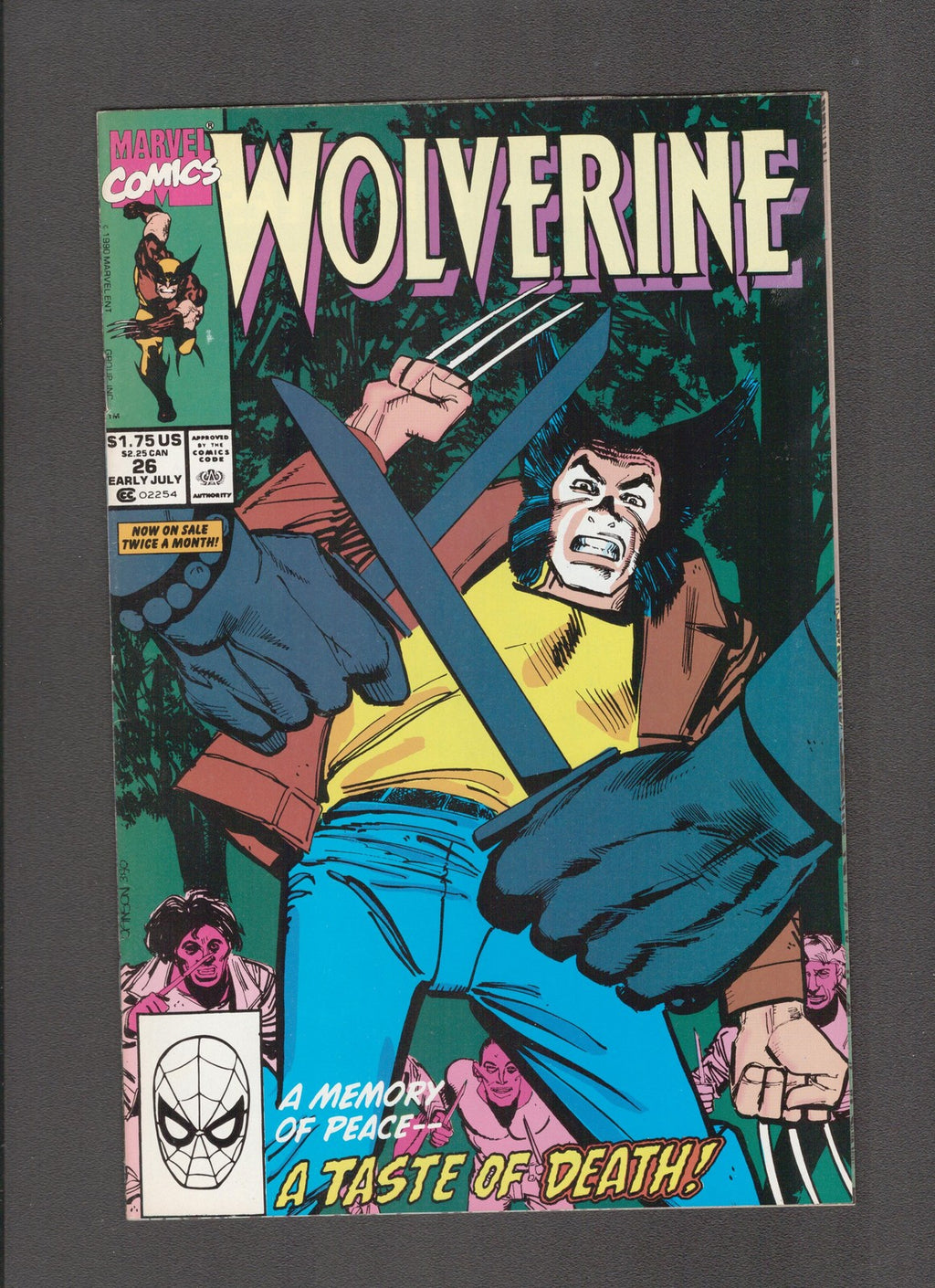Wolverine #26 (1990) Jim Novak Marvel Comics