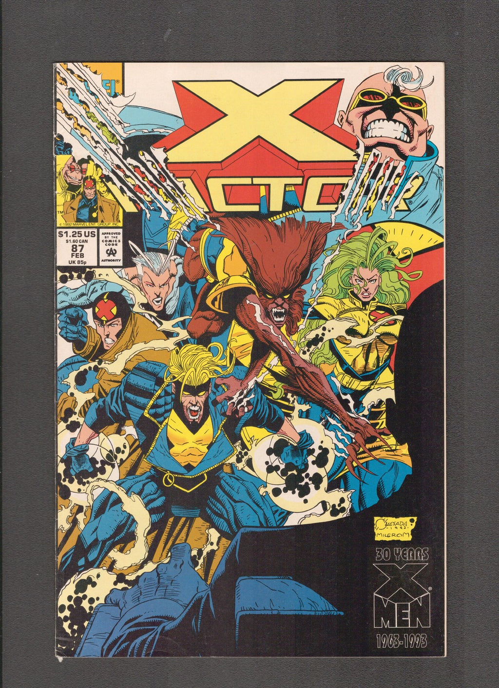 X-Factor #87 (1993) Al Milgrom, Joe Queseda Marvel Comics