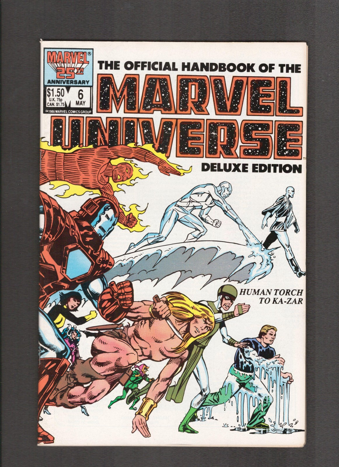Official Handbook of the Marvel Universe #6 (1986) Deluxe Edition Marvel Comics