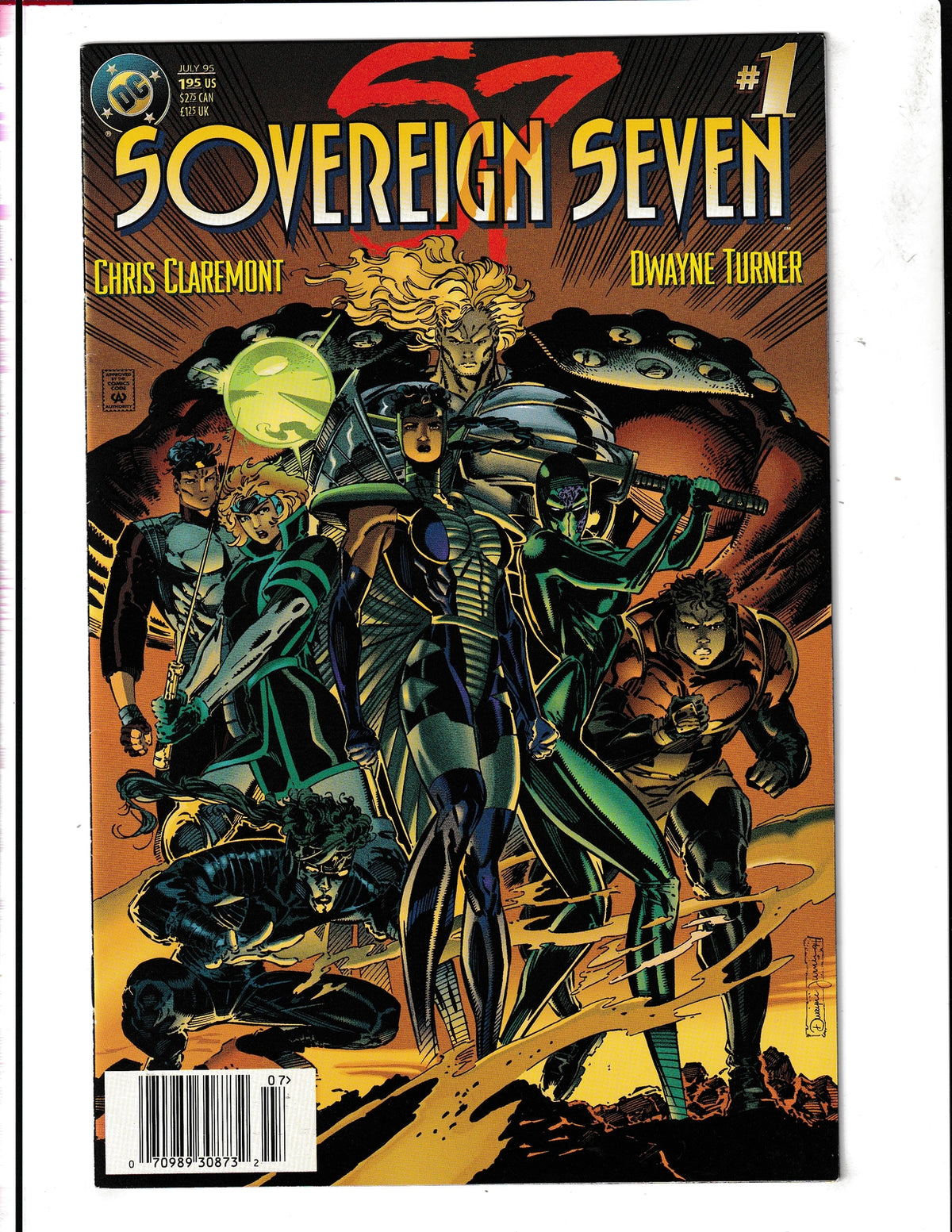 Sovereign Seven #1 (1995) 1st App of Sovereign Seven DC Comics