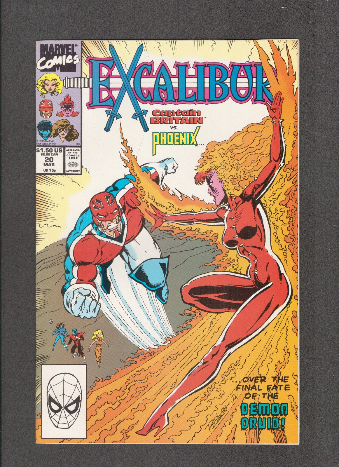 Excalibur #20 (1990) Ron Lim, Joe Rubinstein Marvel Comics
