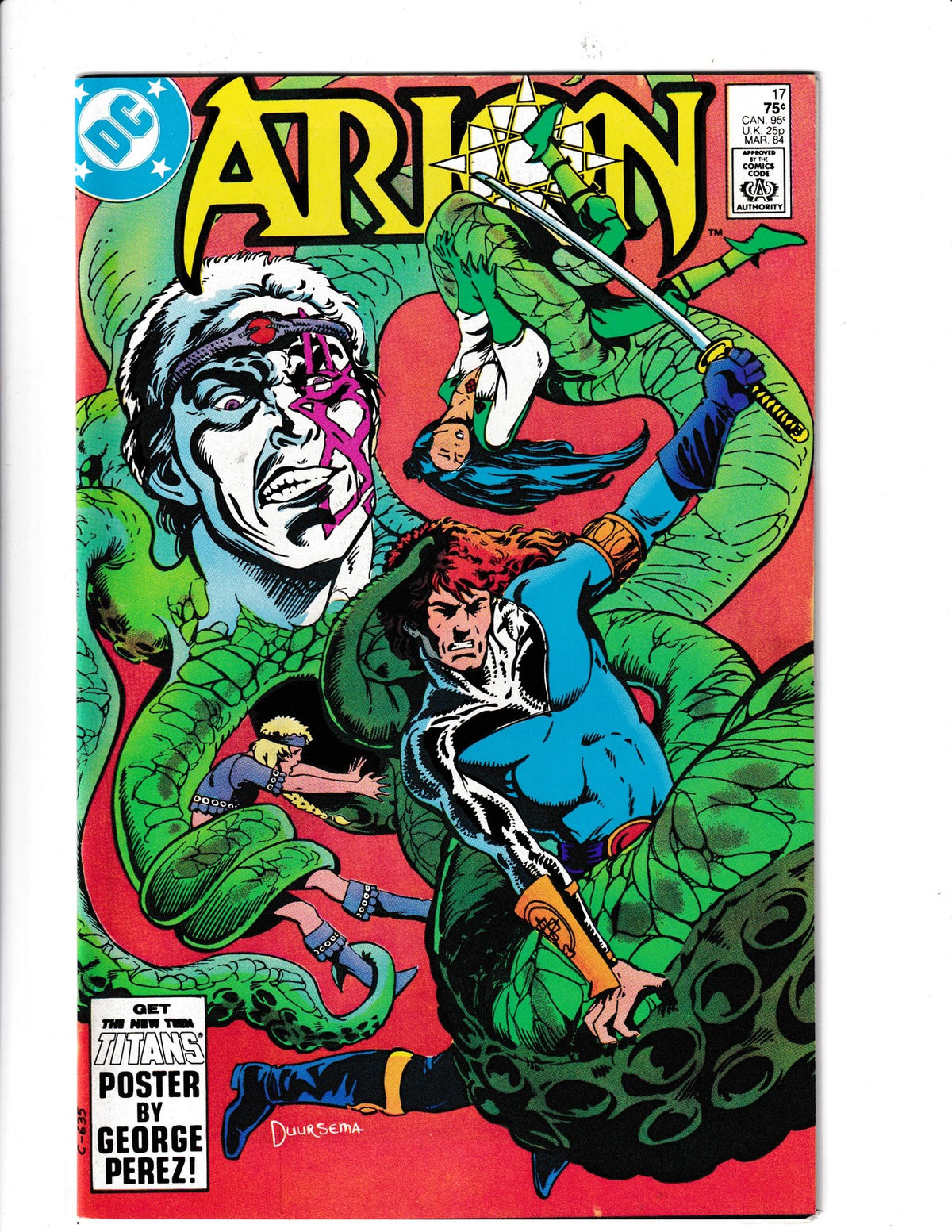 Arion. Lord of Atlantis #17 (1984) DC Comics