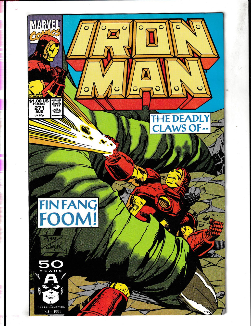 Iron Man #271 (1991) John Byrne Marvel Comics