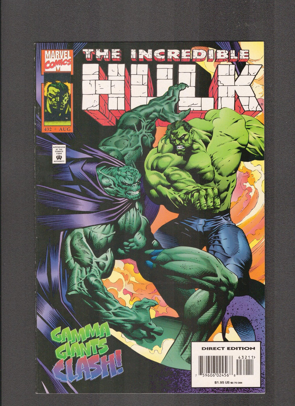 Incredible Hulk #432 (1995) Liam Sharp Marvel Comics