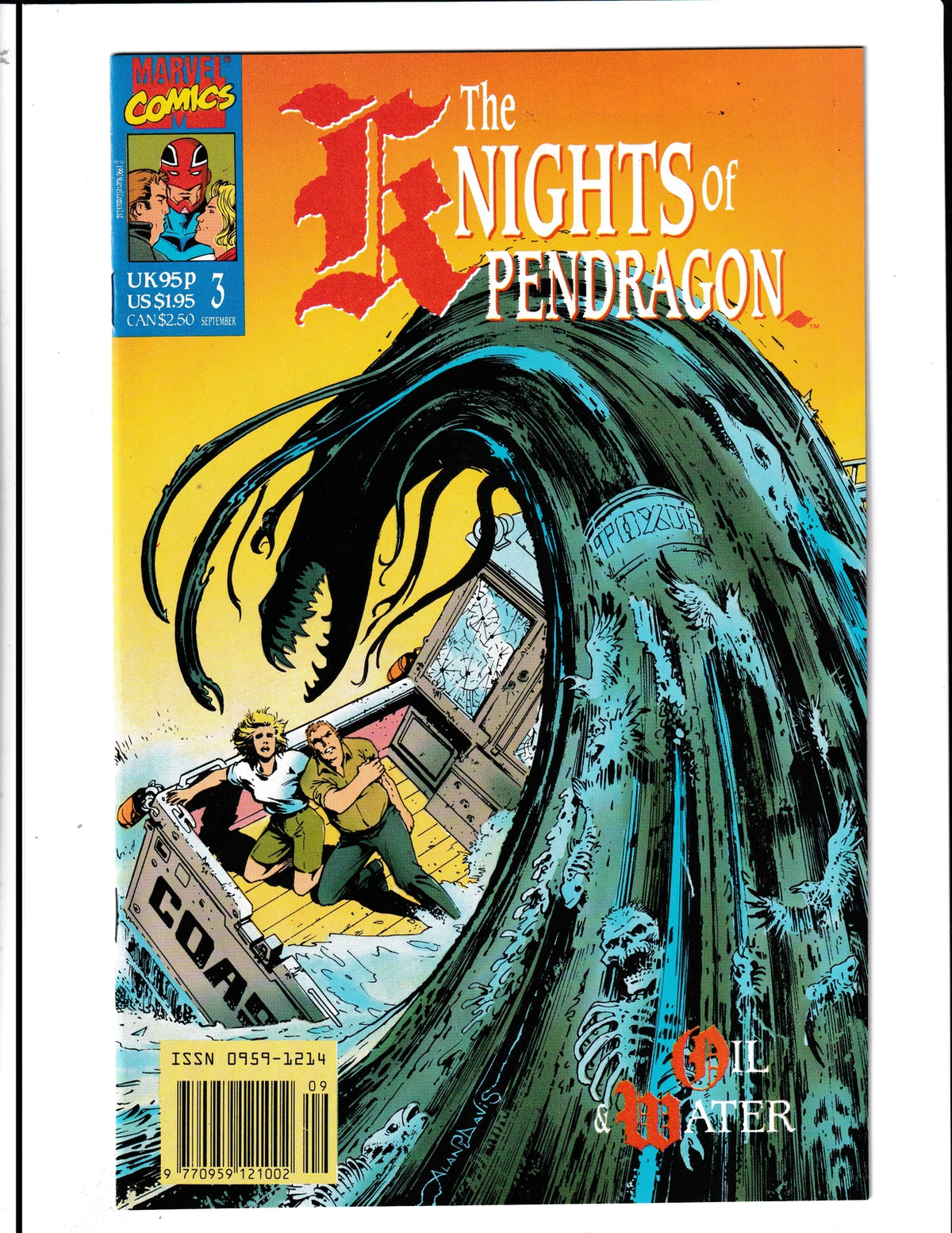 Knights of Pendragon #3 (1990) Marvel UK Comics
