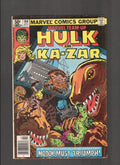 Marvel Team-Up #104 (1981) Ka-Zar and Hulk Marvel Comics