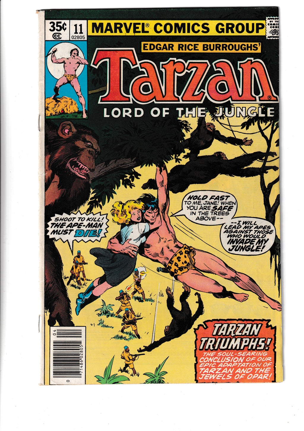 Tarzan #11 (1978) Marvel Comics SKU:244