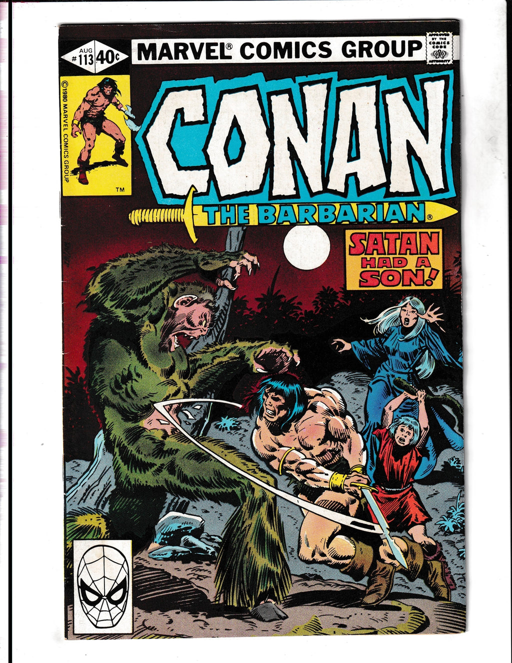 Conan the Barbarian #113 (1980) Marvel Comics SKU:1596