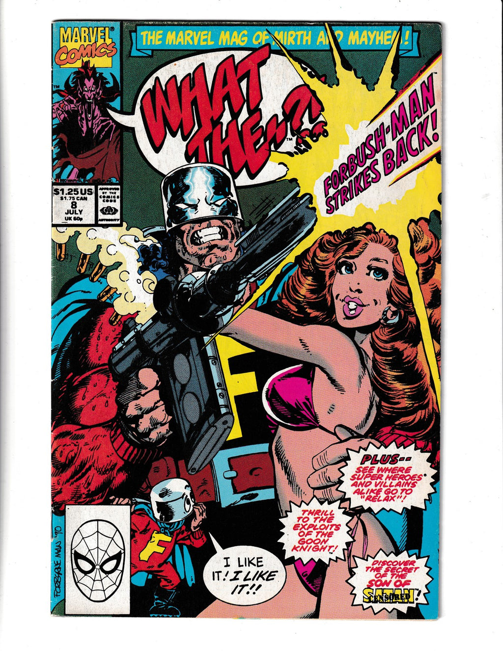 What The..?! #8 (1990) Forbush-Man Marvel Comics