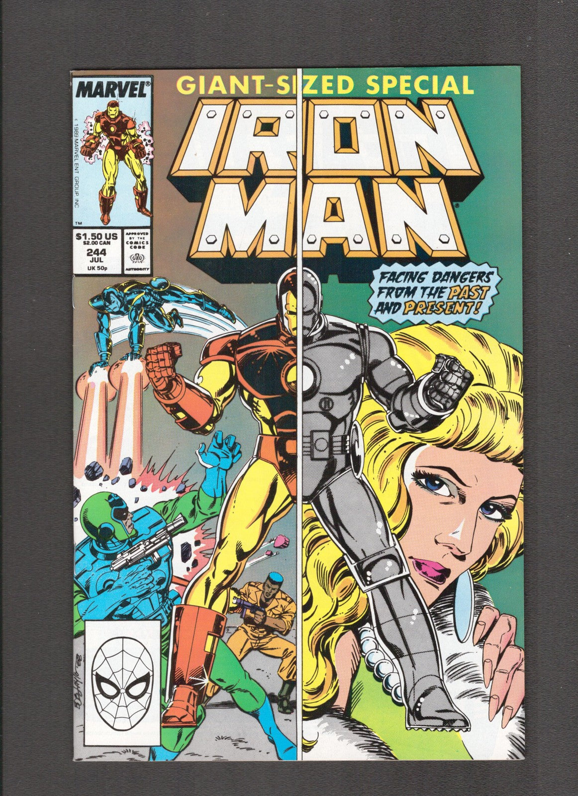Iron Man #244 (1989) Bob Layton - Higher Grade Marvel Comics