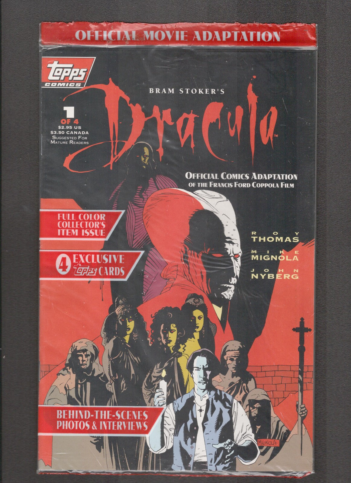 Bram Stoker's Dracula #1 (1992) Sealed in Bag - Thomas - Mignola Topps Comics