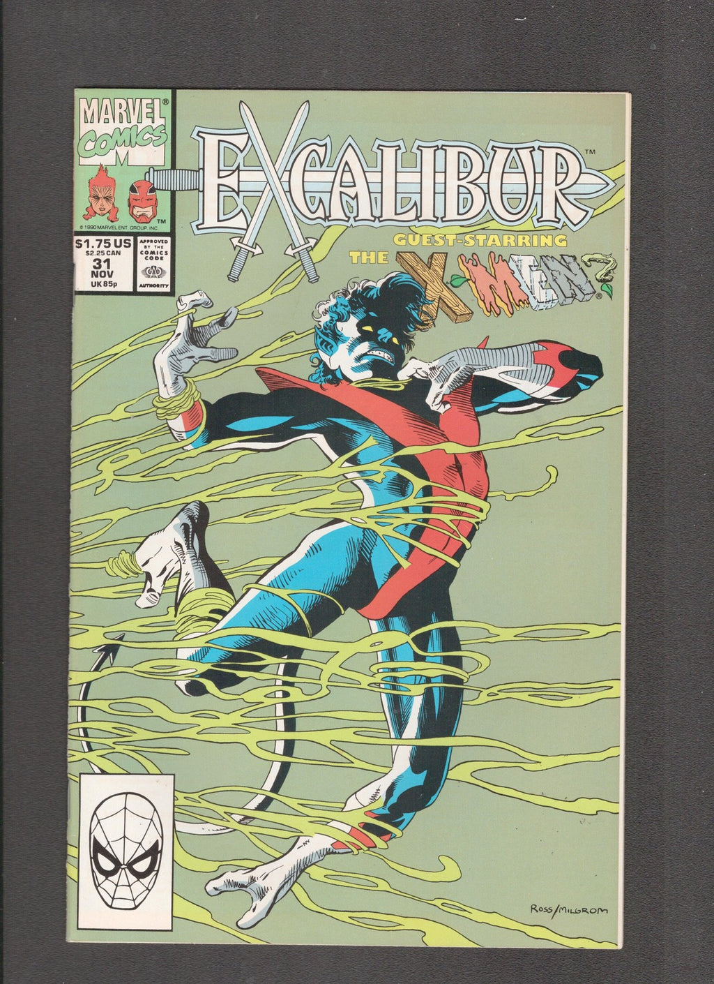 Excalibur #31 (1990) Ross, Milgrom Marvel Comics