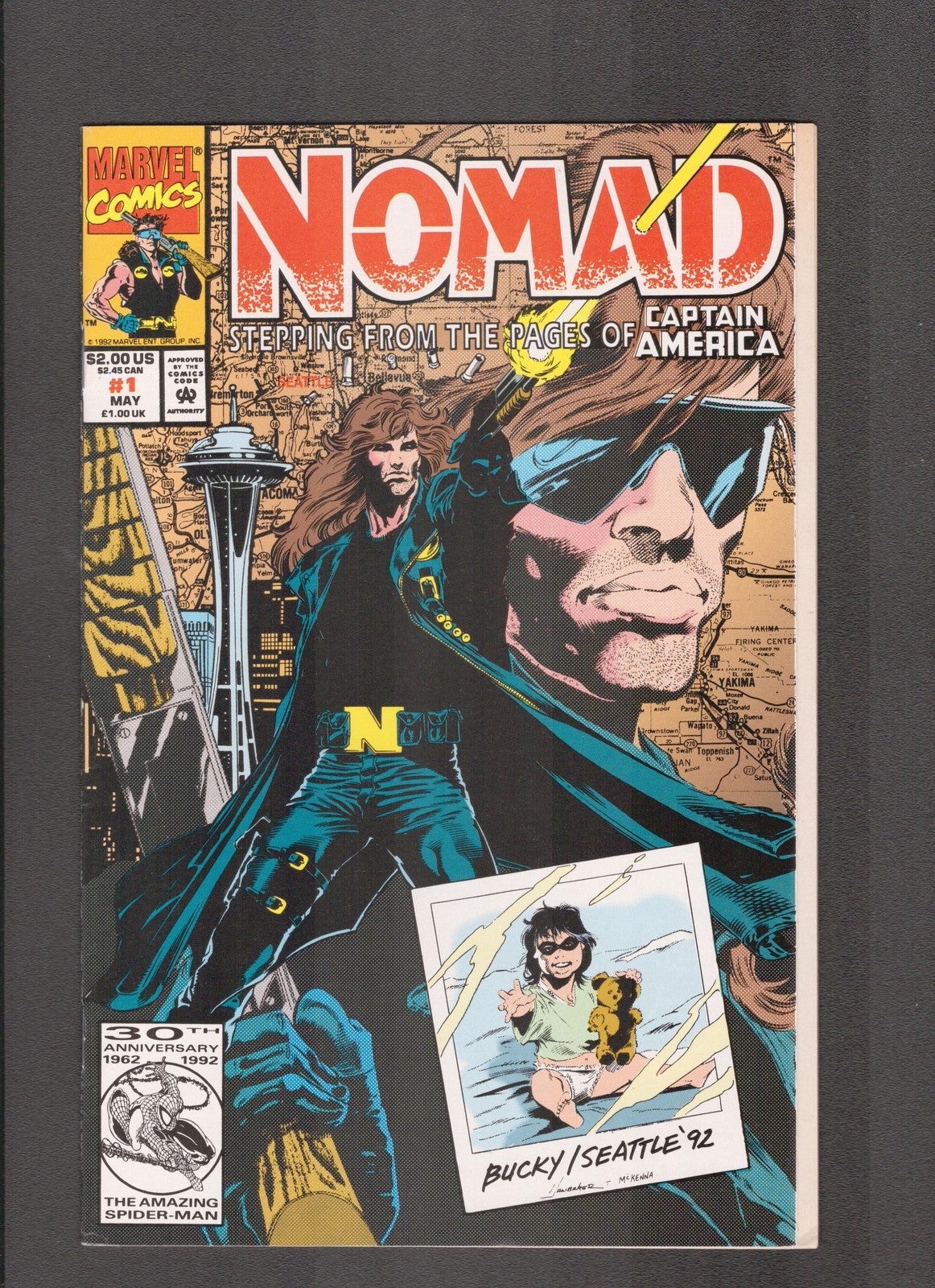 Nomad #1 (1992) Mark McKenna Marvel Comics