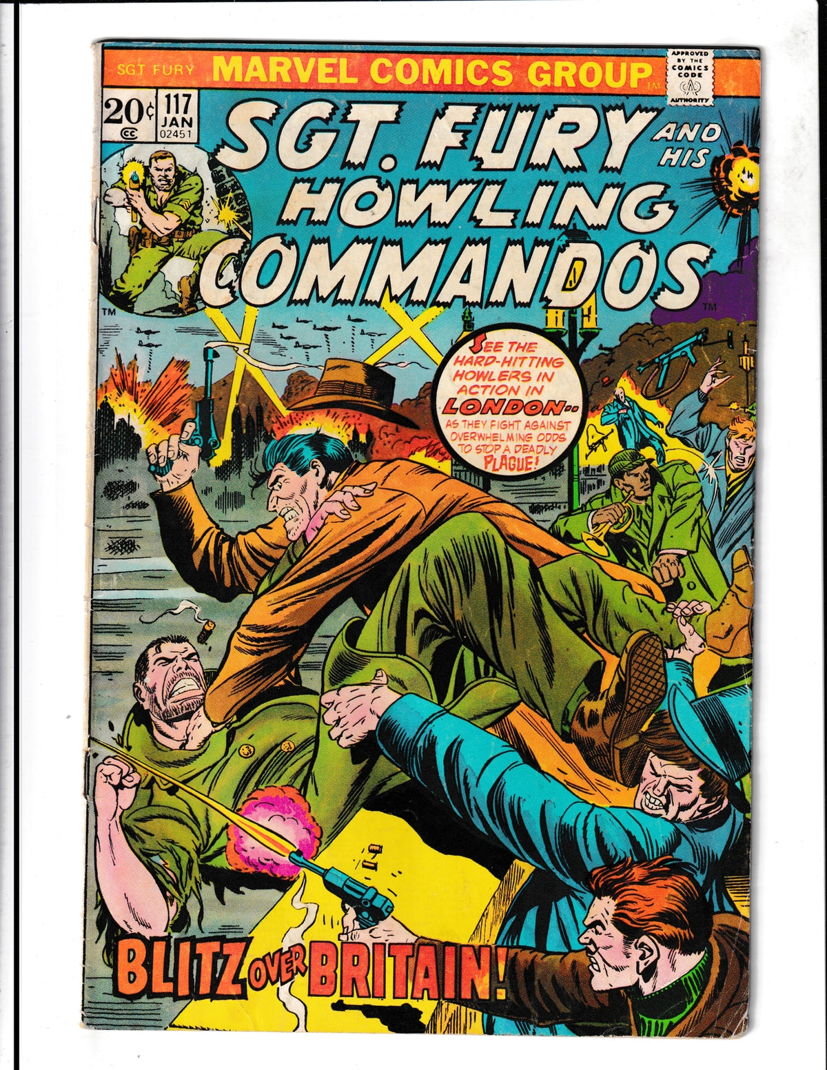 SGT. Fury and His Howling Commandos #117 (1974) Marvel Comics