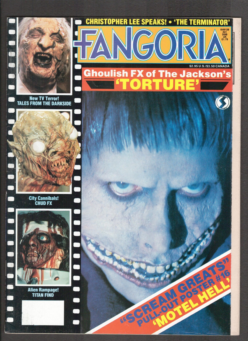 Fangoria #41 (1985) Scream Greats Poster Starlog Comics