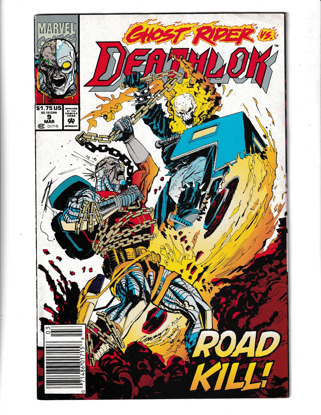Deathlok #9 (1992) Ghost Rider Marvel Comics