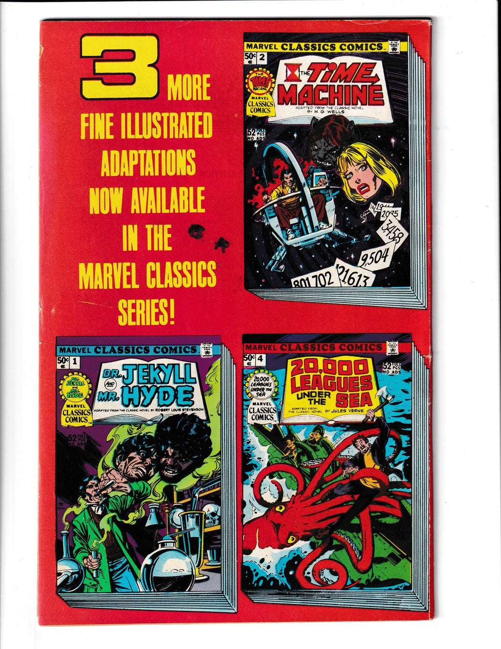Marvel Classics Comics #3 (1976) Hunchback of Notre Dame Marvel Comics
