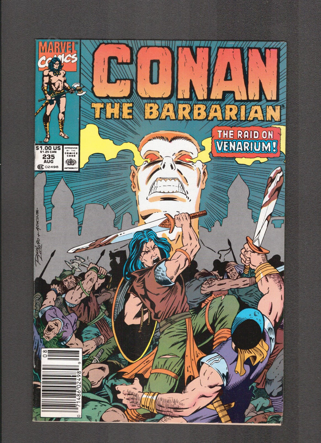 Conan the Barbarian #235 (1990) Ron Lim Cover Marvel Comics