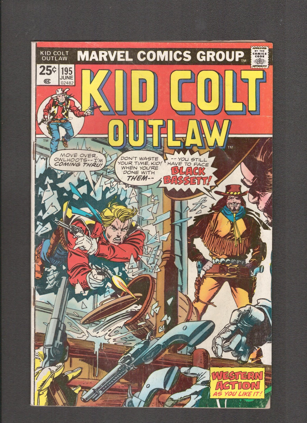 Kid Colt Outlaw #195 (1975) Stan Lee, Art Simek Marvel Comics