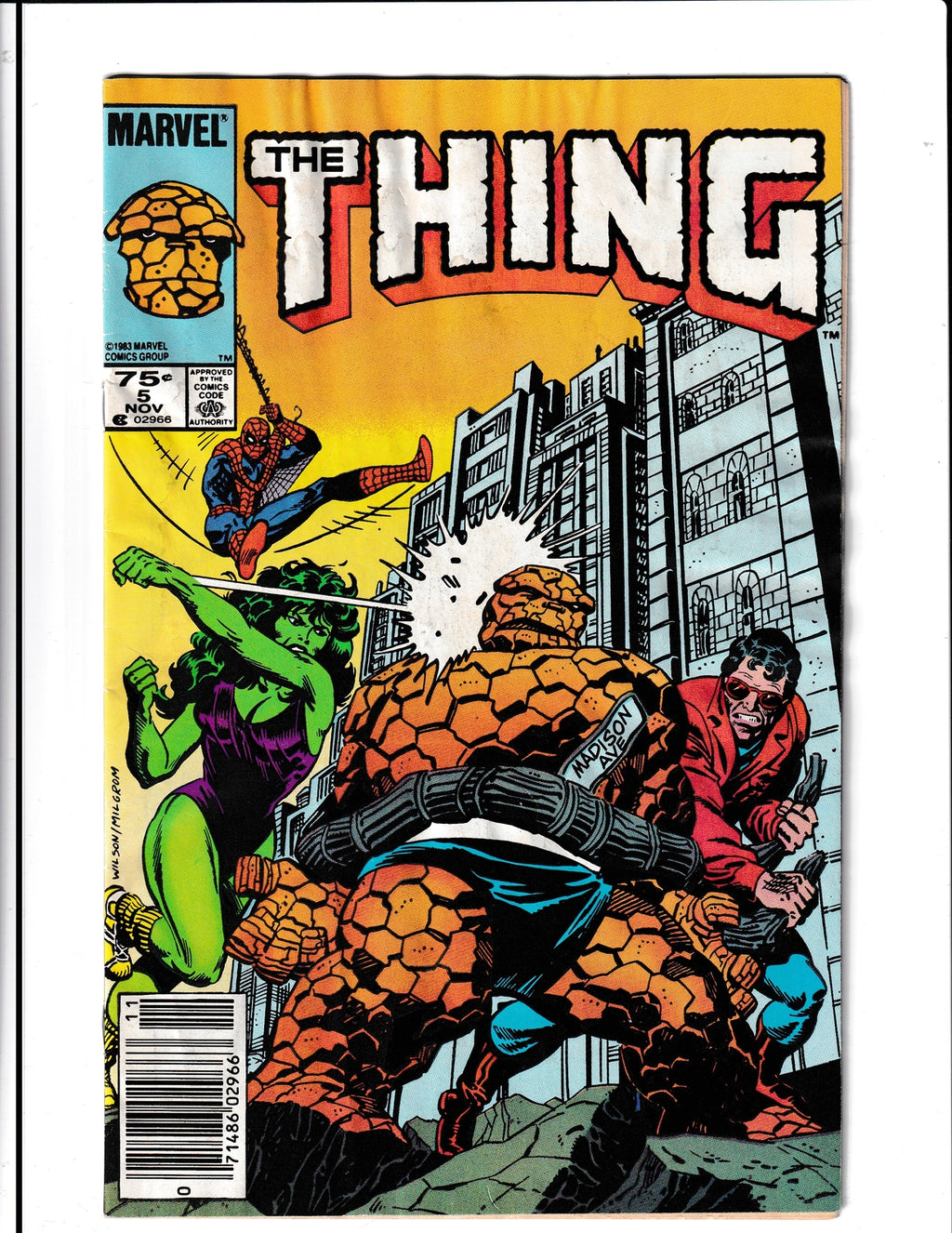 Thing #5 (1983) Canadian Newsstand Marvel Comics